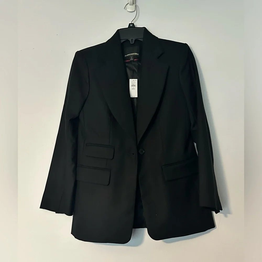NWOT! Banana Republic Black Lido Sculpted Wool Blazer - Multiple Sizes 💙